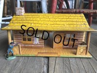 50s Vintage Marx Western Play Set Toy Bar-M-Ranch (B155)