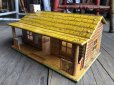 画像2: 50s Vintage Marx Western Play Set Toy Bar-M-Ranch (B155) (2)