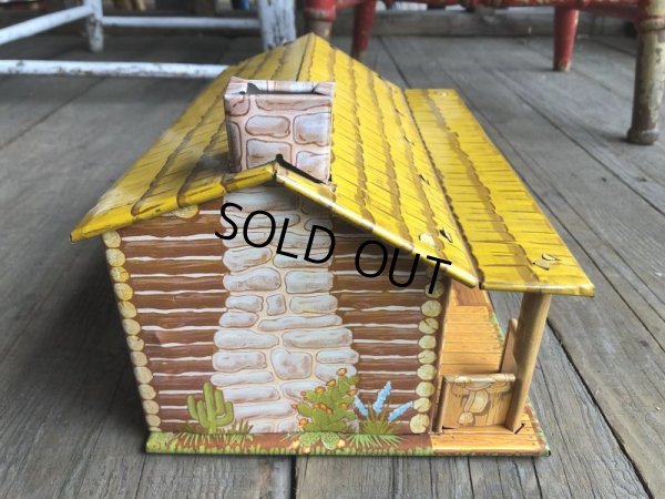 画像3: 50s Vintage Marx Western Play Set Toy Bar-M-Ranch (B155)