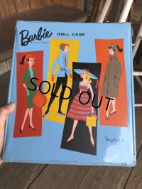 60s Vintage Mattel Barbie Fashion Doll Case (B156)