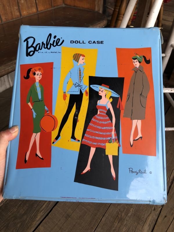 画像1: 60s Vintage Mattel Barbie Fashion Doll Case (B156)