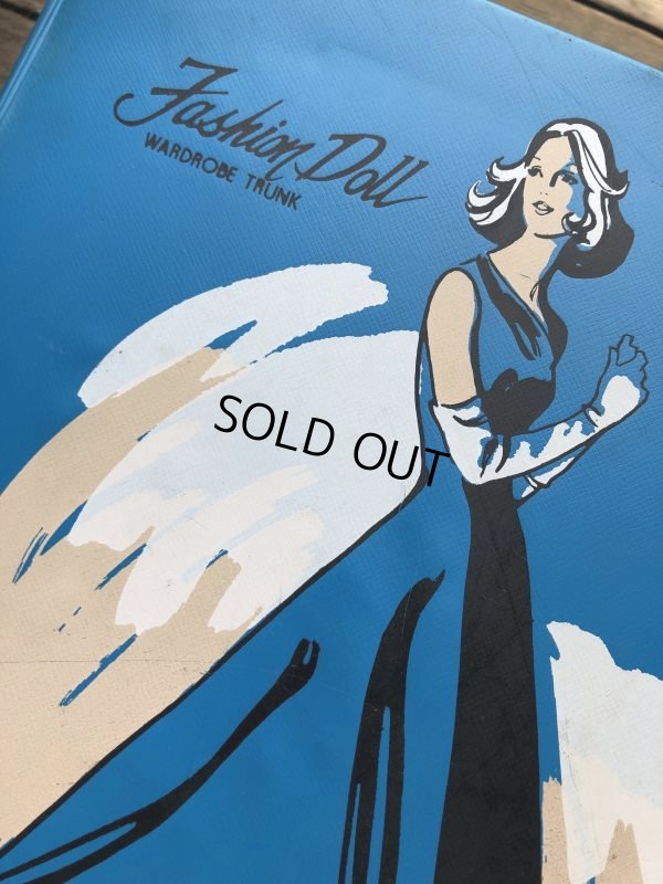 画像8: 60s Vintage Fashion Doll Wardrobe Trunk Case (B169)