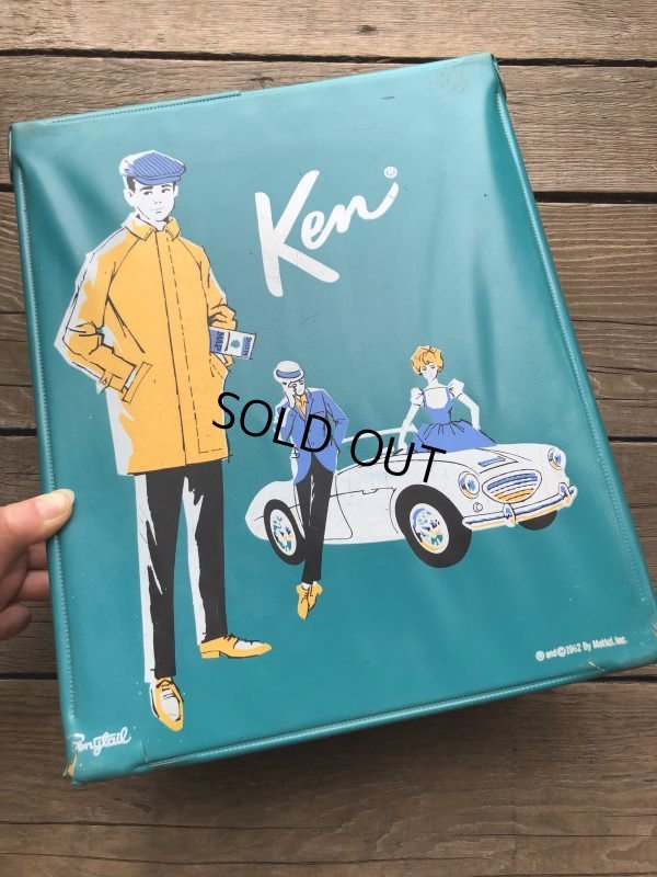 画像11: 60s Vintage Mattel Barbie Ken Fashion Doll Case (B162)