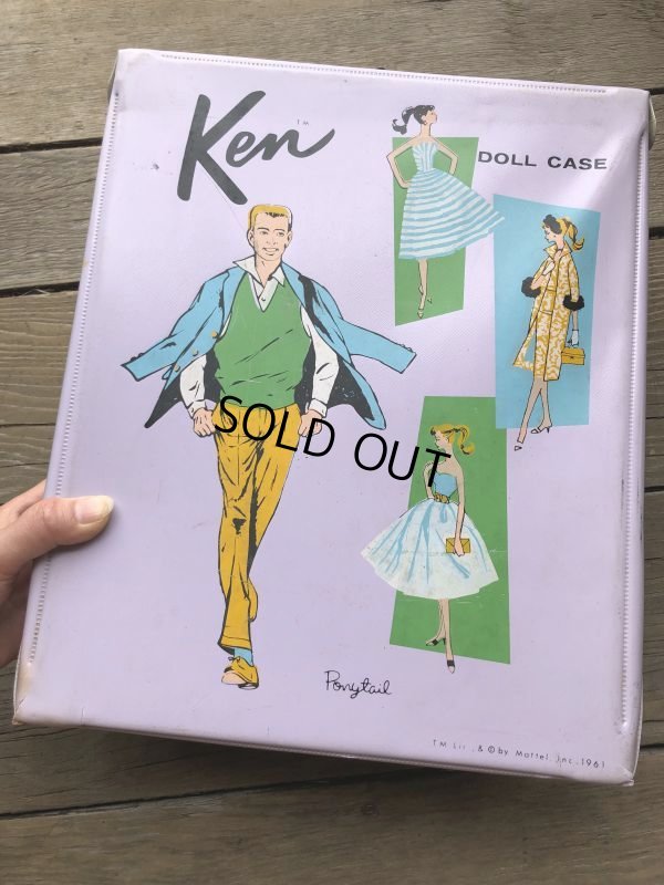 画像12: 60s Vintage Mattel Barbie Ken Fashion Doll Case (B163)