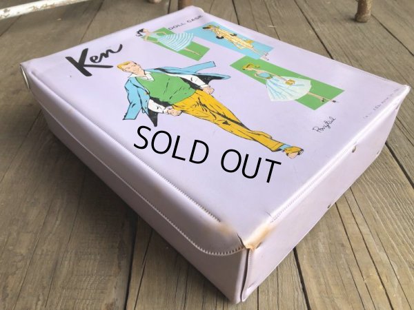 画像8: 60s Vintage Mattel Barbie Ken Fashion Doll Case (B163)