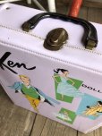 画像5: 60s Vintage Mattel Barbie Ken Fashion Doll Case (B163)