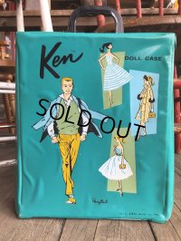 60s Vintage Mattel Barbie Ken Fashion Doll Case (B164)