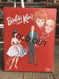 60s Vintage Mattel Barbie and Ken Fashion Doll Case (B166)