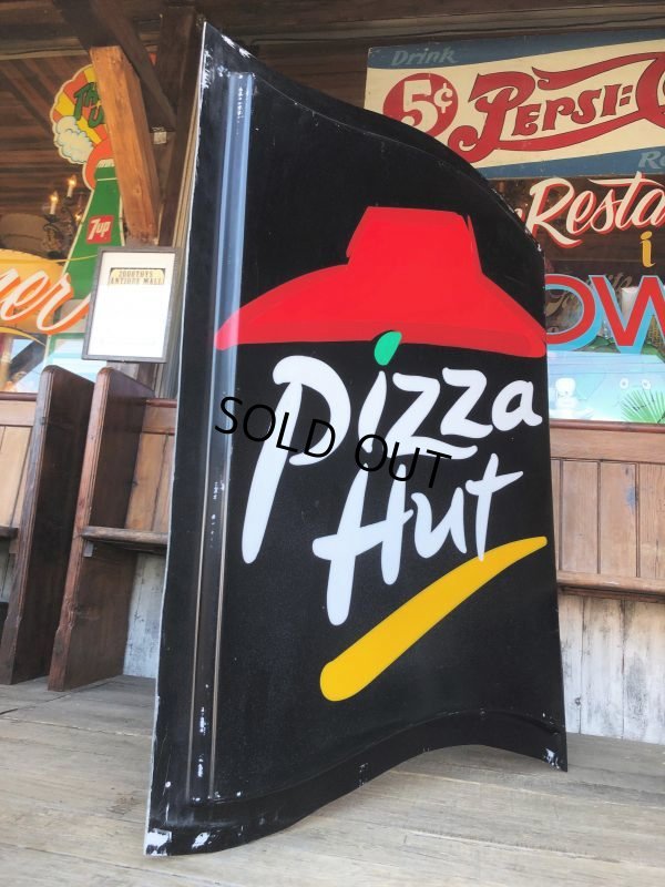 画像8: Vintage Pizza Hut Huge Plastic Sign 135x105cm (B171)