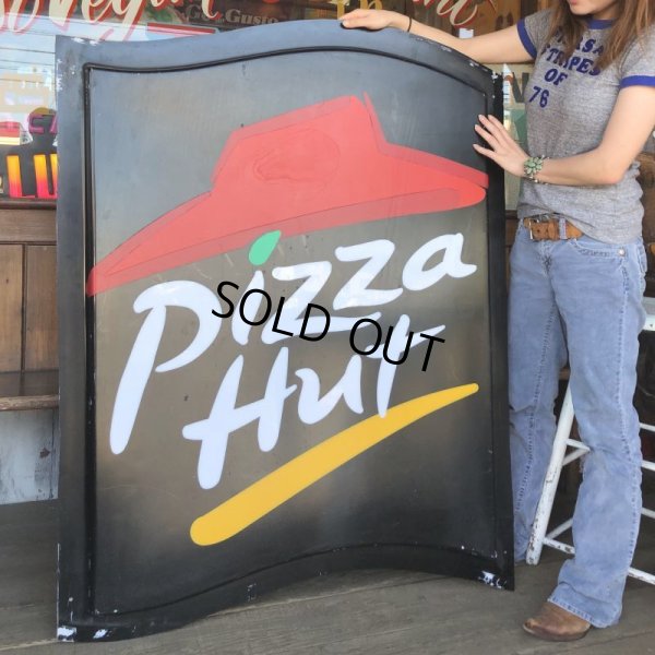 画像1: Vintage Pizza Hut Huge Plastic Sign 135x105cm (B171)