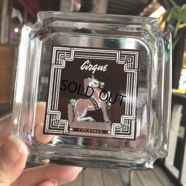 画像1: Vintage Motel Restaurant Ashtray / Cirque COCKTAIL (B184) 