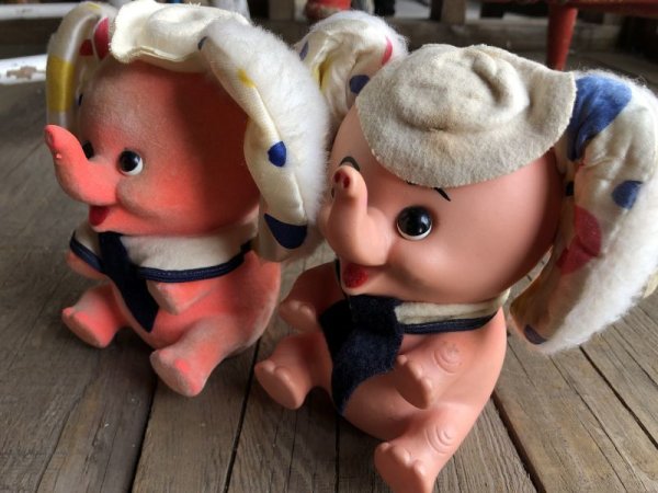 画像11: Vintage Polka dot Pink Elephant Piggy Bank (B197)