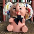 画像7: Vintage Polka dot Pink Elephant Piggy Bank (B198)