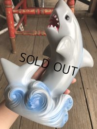 1970s Vintage Play Pal JAWS Vinyl Plastic Bank Hard to Find (B199)