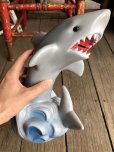 画像2: 1970s Vintage Play Pal JAWS Vinyl Plastic Bank Hard to Find (B199) (2)