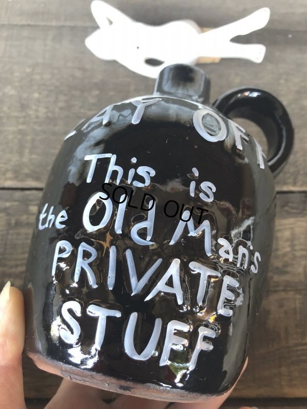 画像8: Vintage Japan Nude Naked Pin-up Girl Ceramic Decanter  Lay Off .. (B204)