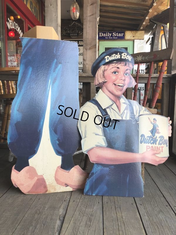 画像5: Vintage DUTCH BOY PAINTS Store Display Cardboard Sign (B205)
