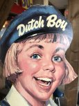 画像2: Vintage DUTCH BOY PAINTS Store Display Cardboard Sign (B205) (2)