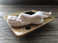 画像6: Vintage Japan Nude Naked Pin-up Girl Ceramic Ashtray (B201)