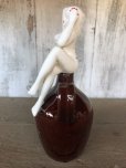 画像3: Vintage Japan Nude Naked Pin-up Girl Ceramic Decanter  Lay Off .. (B202)