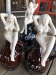 画像12: Vintage Japan Nude Naked Pin-up Girl Ceramic Decanter  Lay Off .. (B204)