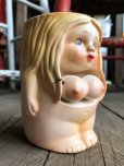 画像2: Vintage Japan Nude Naked Pin-up Girl Ceramic Mug (B200) (2)