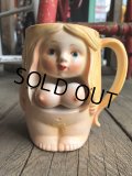 Vintage Japan Nude Naked Pin-up Girl Ceramic Mug (B200)