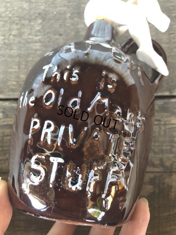 画像9: Vintage Japan Nude Naked Pin-up Girl Ceramic Decanter  Lay Off .. (B202)