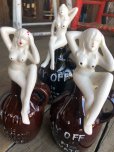 画像14: Vintage Japan Nude Naked Pin-up Girl Ceramic Decanter  Lay Off .. (B202)