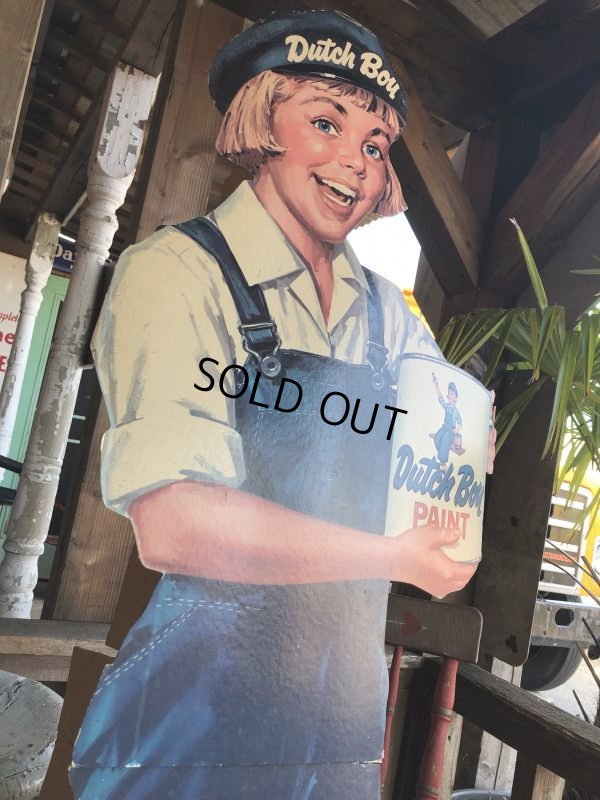 画像7: Vintage DUTCH BOY PAINTS Store Display Cardboard Sign (B205)