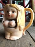 画像4: Vintage Japan Nude Naked Pin-up Girl Ceramic Mug (B200)
