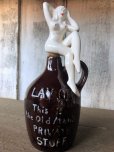 画像6: Vintage Japan Nude Naked Pin-up Girl Ceramic Decanter  Lay Off .. (B202)