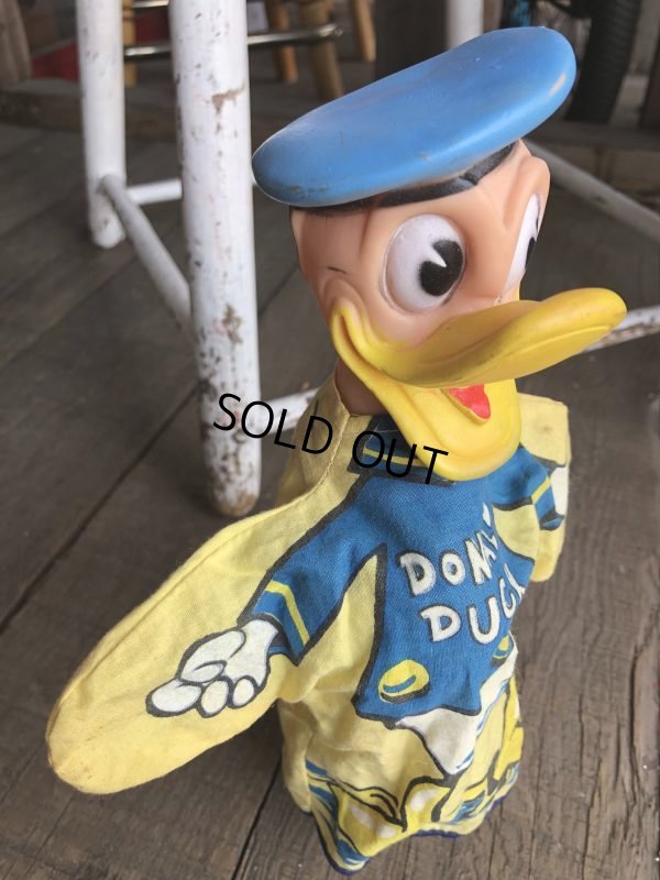 画像5: 50s Vintage Gund Disney Hand Puppet Donald Duck (B207)