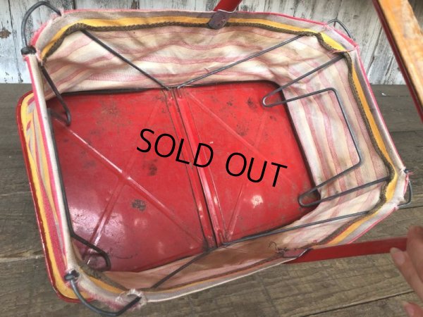 画像5: 40s Vintage Grocery Store Shopping Canvas Basket  (B219)