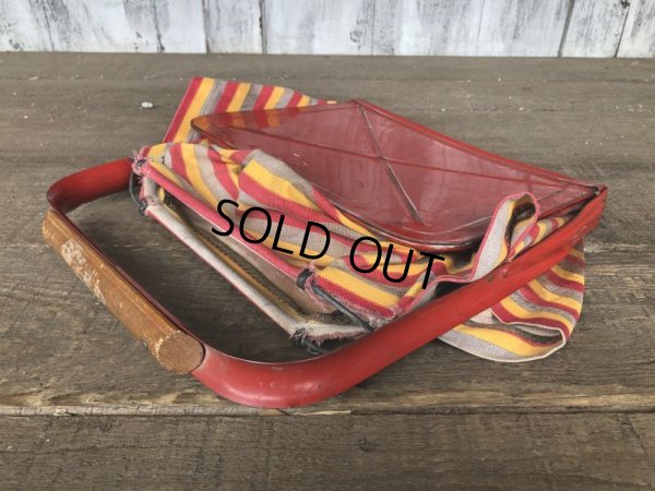 画像8: 40s Vintage Grocery Store Shopping Canvas Basket  (B219)