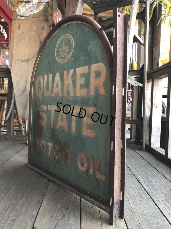画像3: Vintage Quaker State Motor Oil Sign (B220)