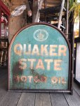 画像2: Vintage Quaker State Motor Oil Sign (B220) (2)