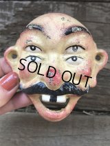 Vintage Drunk 4 Eyes Cast Iron Opener (B231)