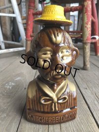 Vintage Drunk 4 Eyes Decanter Kwitcherbell Yankin (B224)