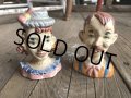 Vintage Drunk Man 4 Eyes Shakers S/P (B228)