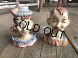 Vintage Drunk Man 4 Eyes Shakers S/P (B228)