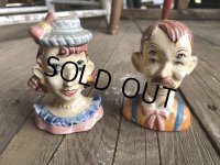 Vintage Drunk Man 4 Eyes Shakers S/P (B228)