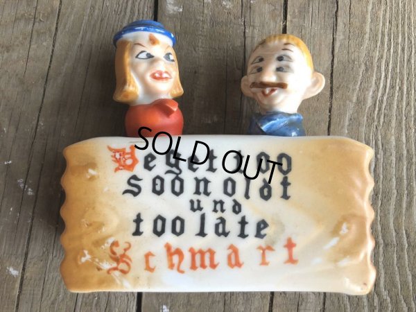 画像6: Vintage Drunk 4 Eyes Nodder Shakers S/P (B227)