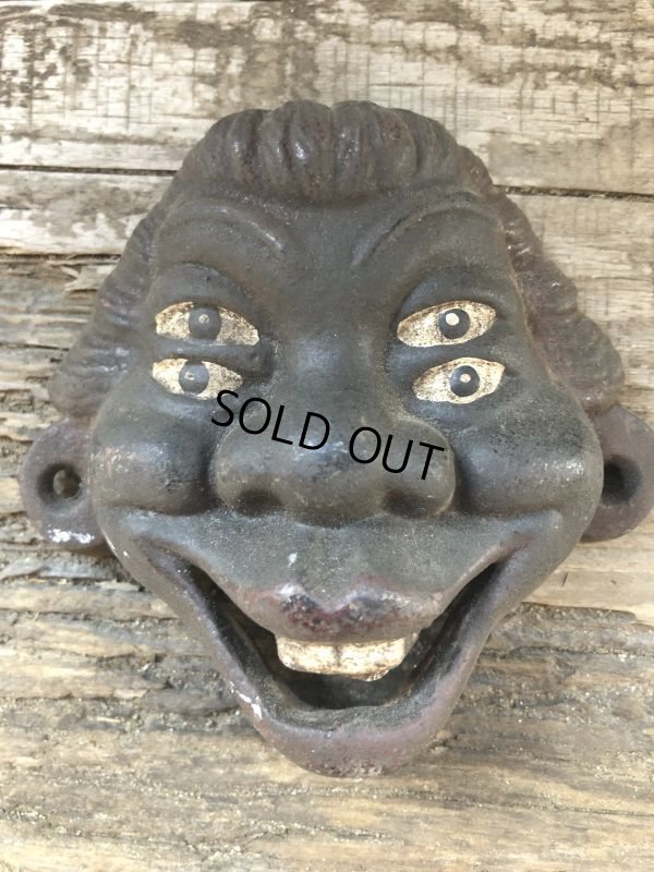 画像3: Vintage Drunk 4 Eyes Cast Iron Opener (B229)