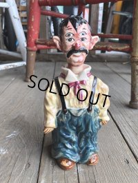 Vintage Drunk 4 Eyes Decanter Bottle (B226)