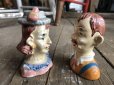 画像2: Vintage Drunk Man 4 Eyes Shakers S/P (B228) (2)