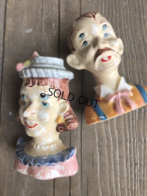 画像9: Vintage Drunk Man 4 Eyes Shakers S/P (B228)