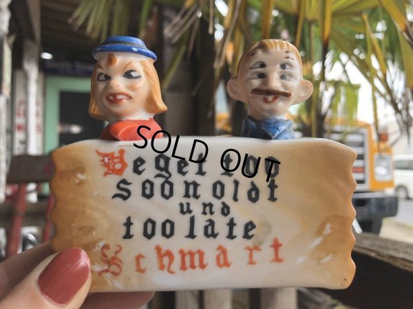 画像10: Vintage Drunk 4 Eyes Nodder Shakers S/P (B227)