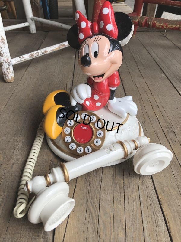 画像7: 90s Vintage Disney Minnie Mouse Phone (B233)