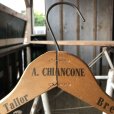 画像1: Vintage Antique Advertising Wood Hanger A. CHIANCONE (B255) (1)